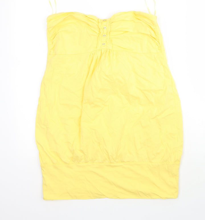 Select Womens Yellow   Basic Blouse Size 14