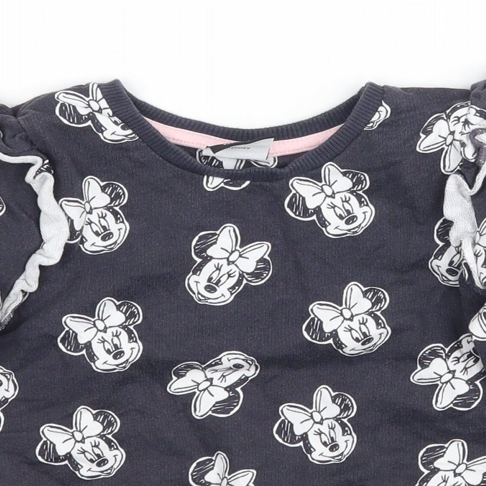George Girls Grey   Basic Casual Size 18-24 Months  - Minnie Mouse