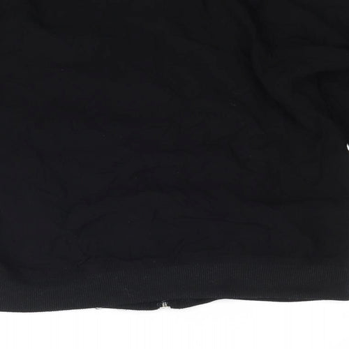 Select Womens Black   Full Zip Sweatshirt Size 6  - Bomber Jacket