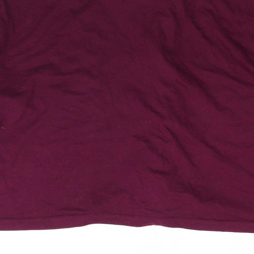 Boohoo Womens Pink Solid   Pyjama Top Size 16