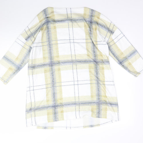 Bonmarché Womens Multicoloured Plaid  Pullover Jumper Size 14