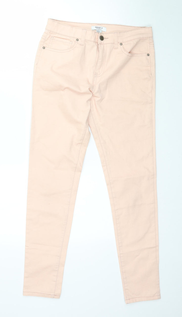 Forvever 21 Womens Pink  Denim Skinny Jeans Size 29 in L30 in