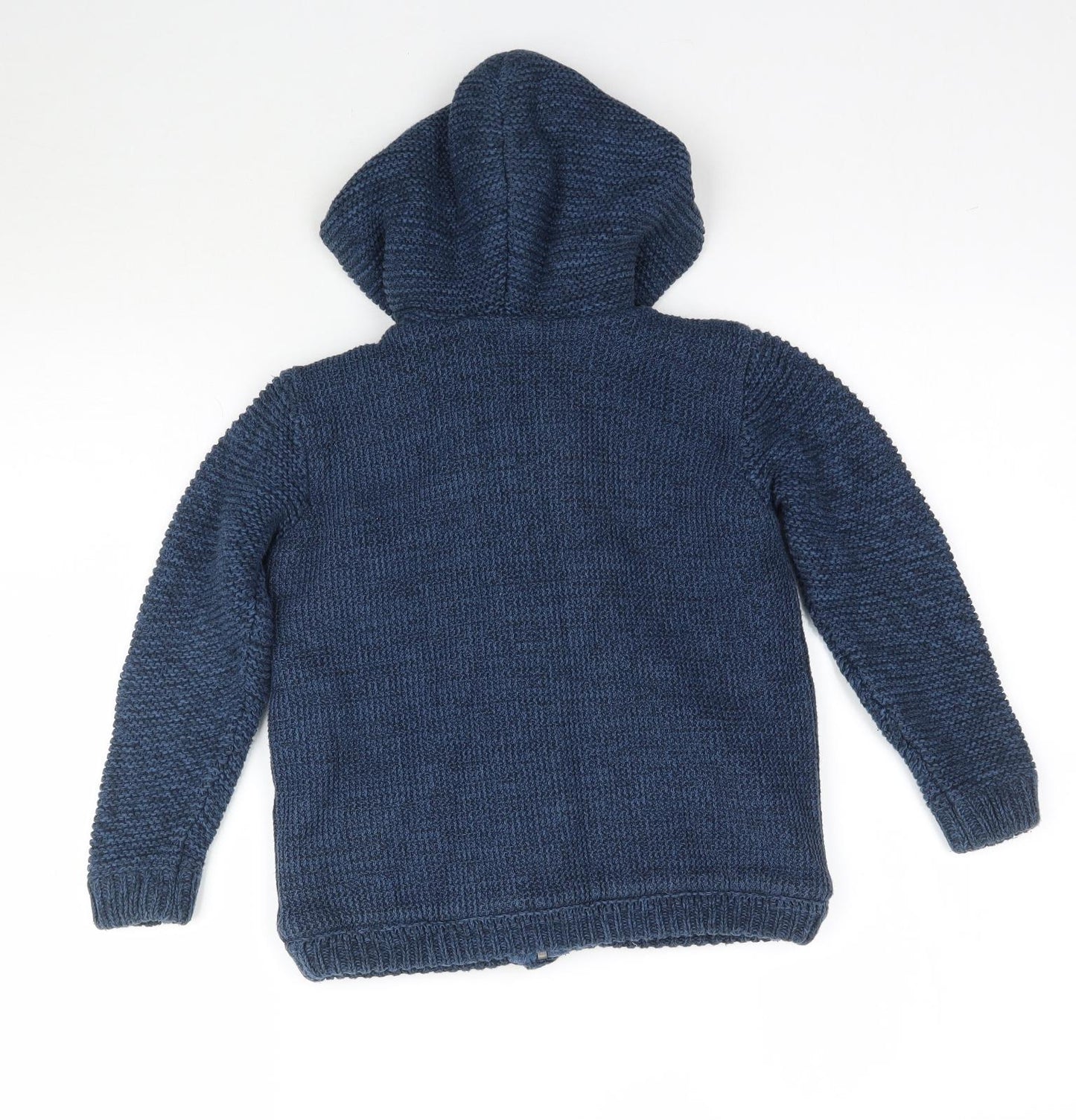 NEXT Boys Blue  Knit Cardigan Jumper Size 4-5 Years