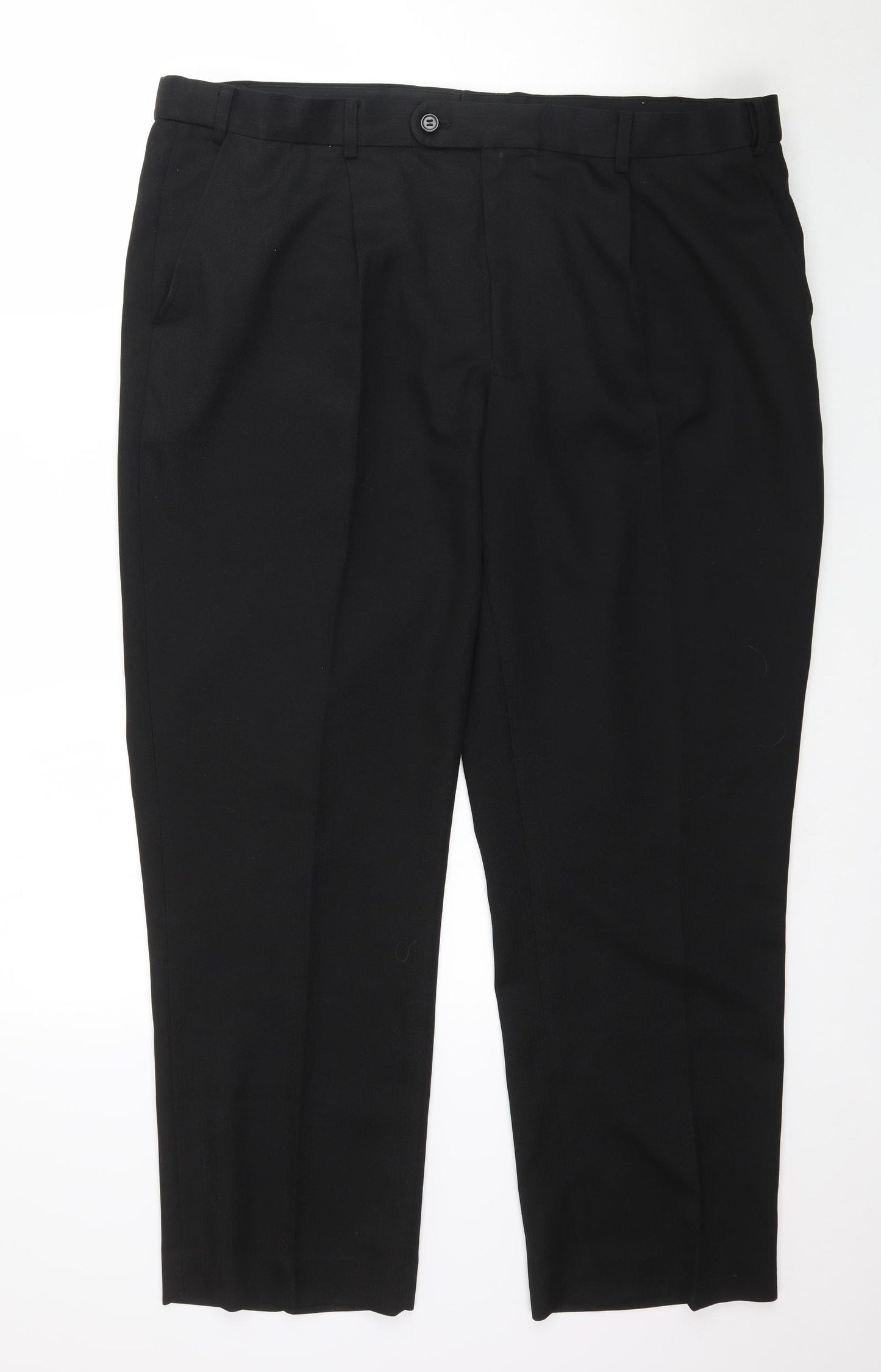 Taylor & Wright Mens Black    Suit Trousers Size 42 L29 in
