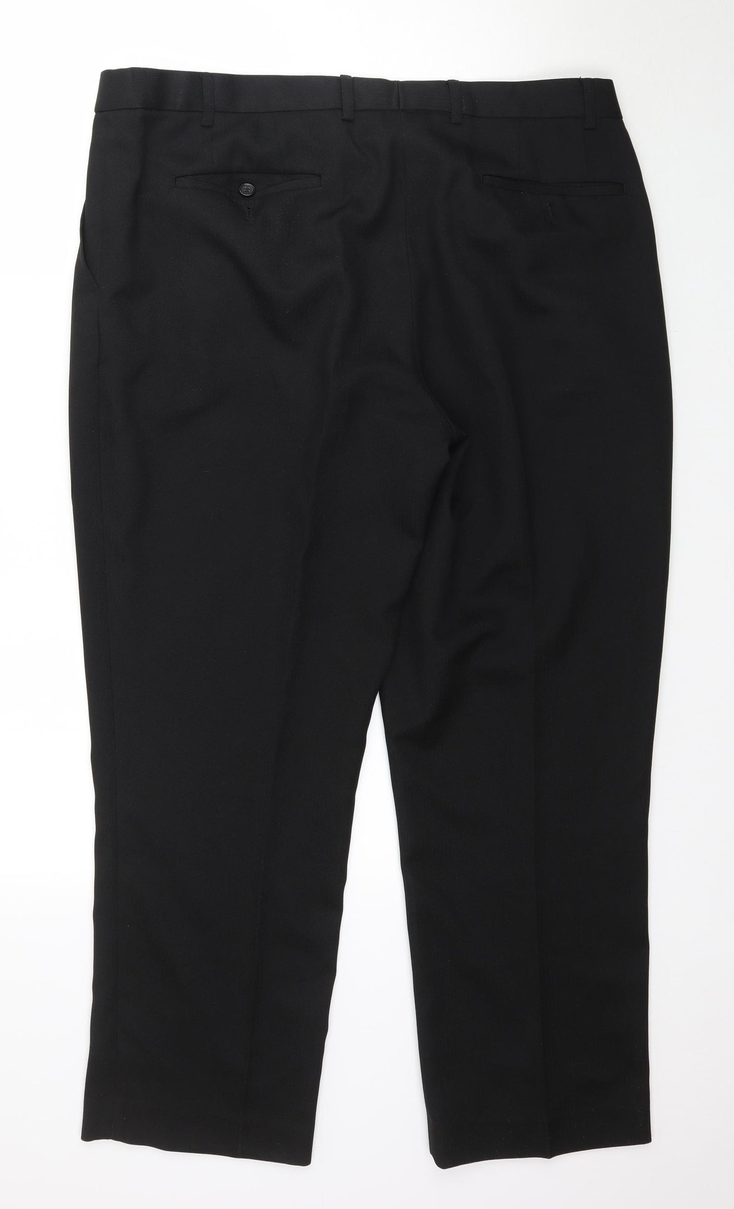 Taylor & Wright Mens Black    Suit Trousers Size 42 L29 in