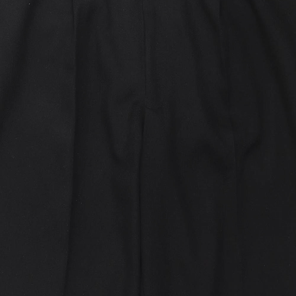 Taylor & Wright Mens Black    Suit Trousers Size 42 L29 in