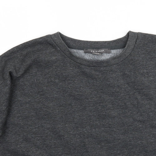 Primark Womens Grey   Pullover Sweatshirt Size 2XS