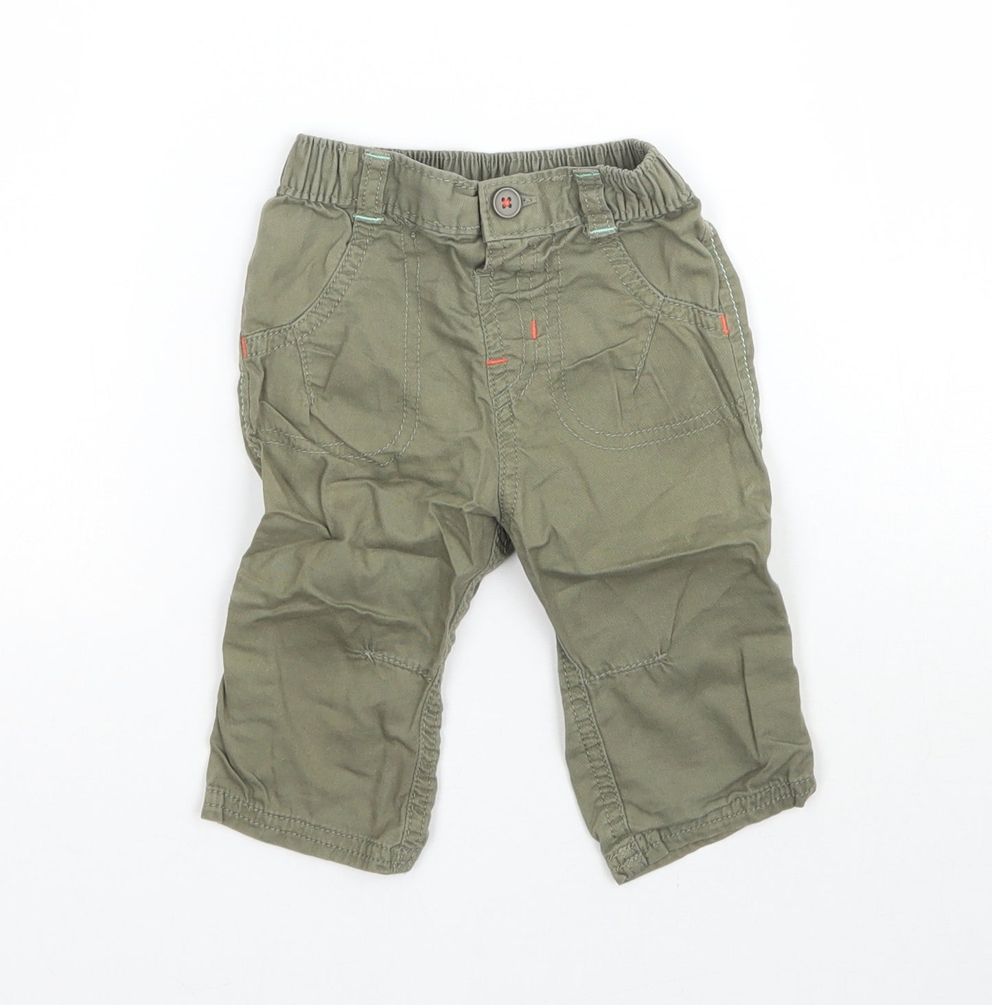 George Baby Green    Trousers Size 3-6 Months