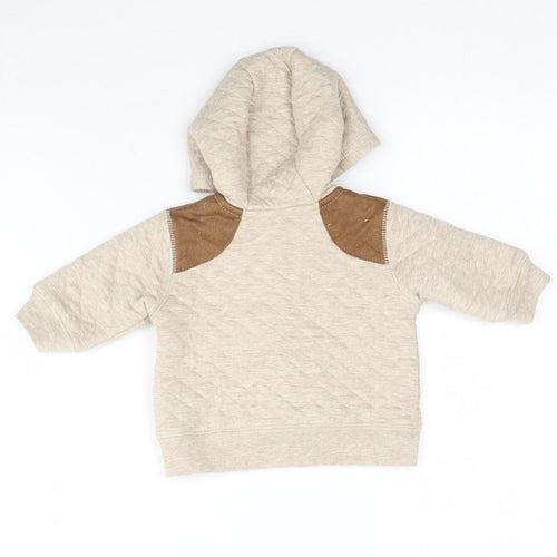 George Baby Beige   Full Zip Jumper One Size  - Hoodie