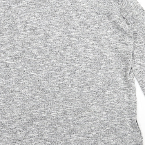 YD Girls Grey   Basic T-Shirt Size 12-13 Years  - Love