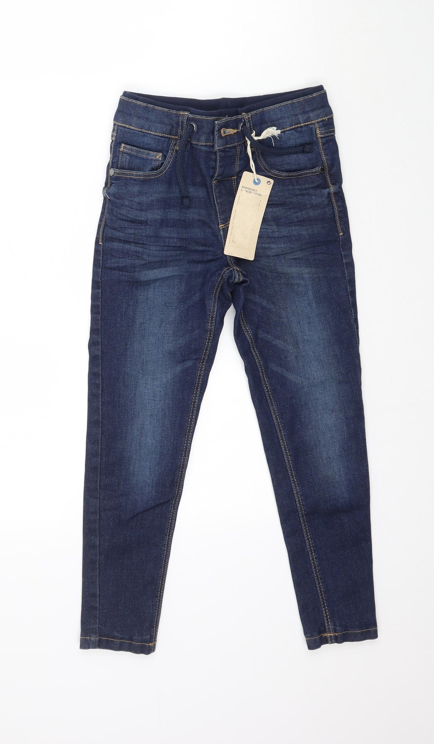 Marks and Spencer Boys Blue  Denim Skinny Jeans Size 6-7 Years