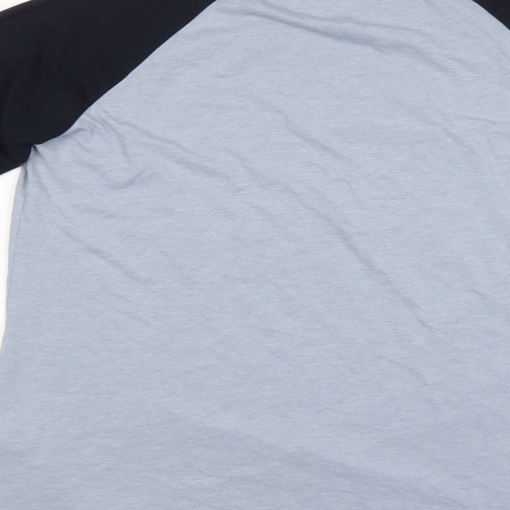 Brave Soul Mens Blue    T-Shirt Size M