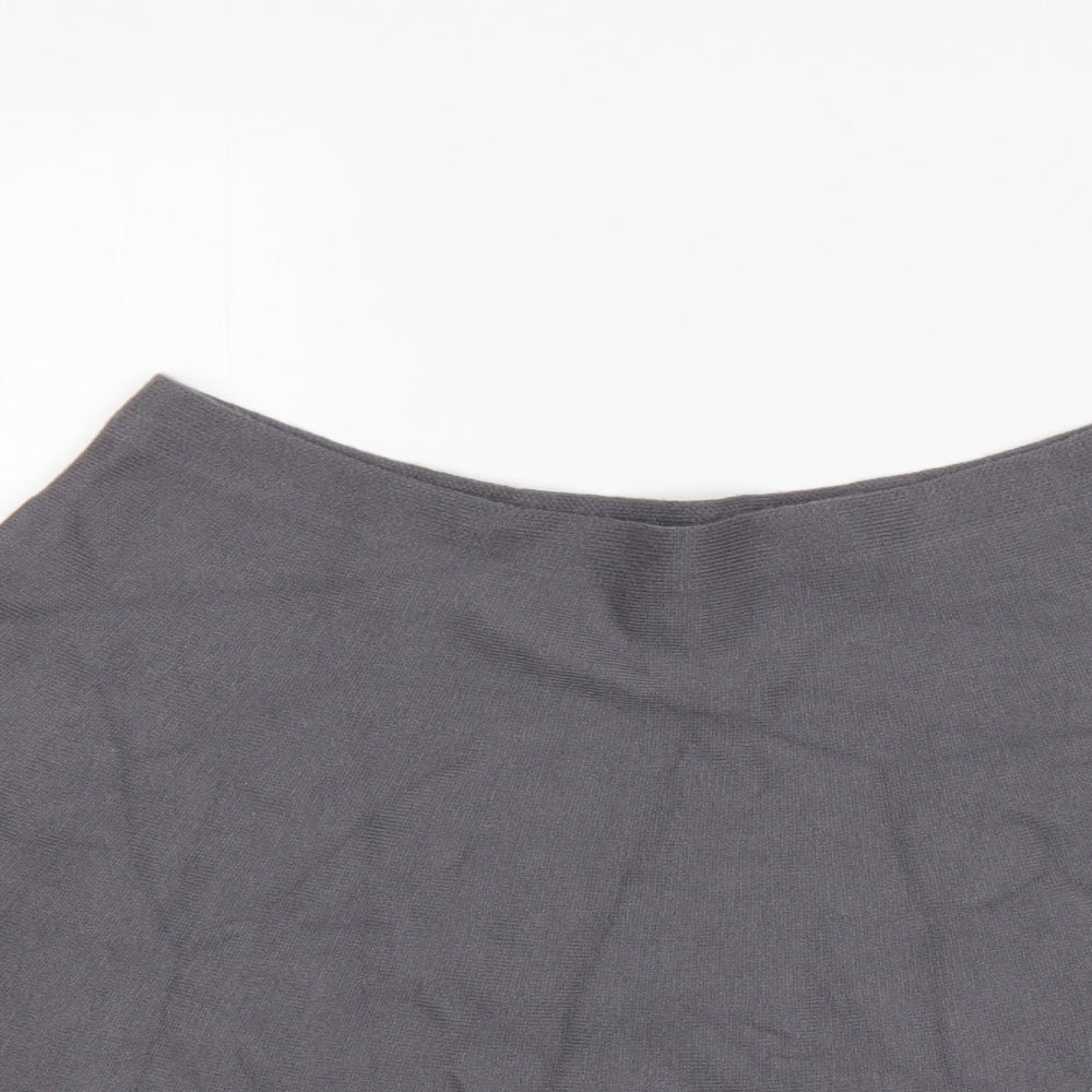 Primark Womens Grey    Skirt Size 14  - Elastic Waist