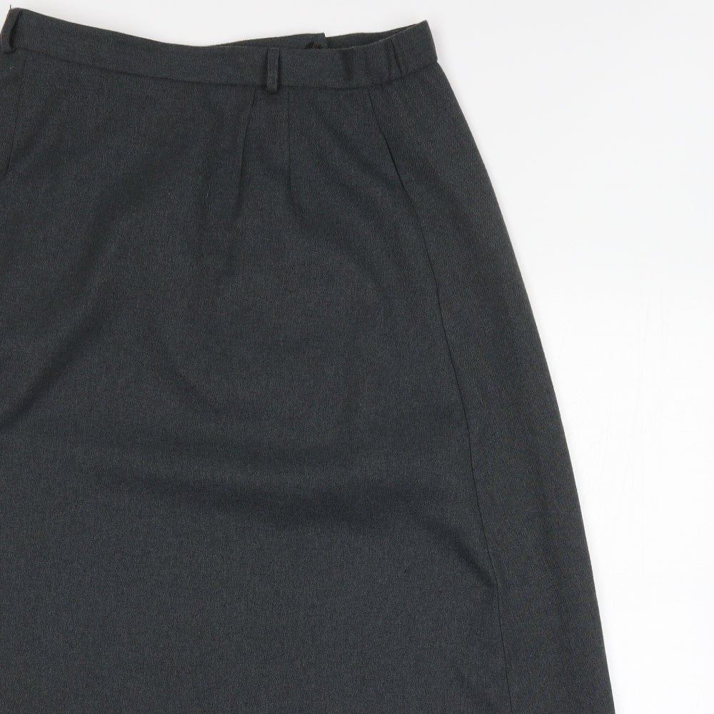 Orvis Womens Grey   A-Line Skirt Size 12