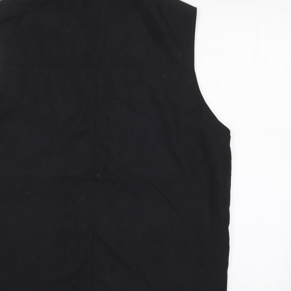 Ture Face Mens Black   Gilet Jacket Size M