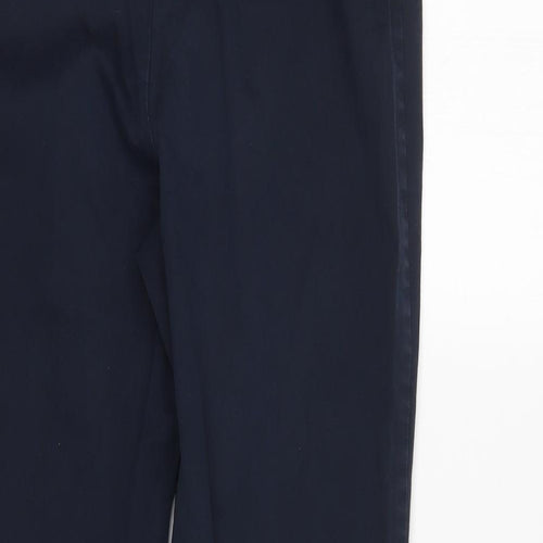 M&S Womens Blue   Trousers  Size 12 L26 in