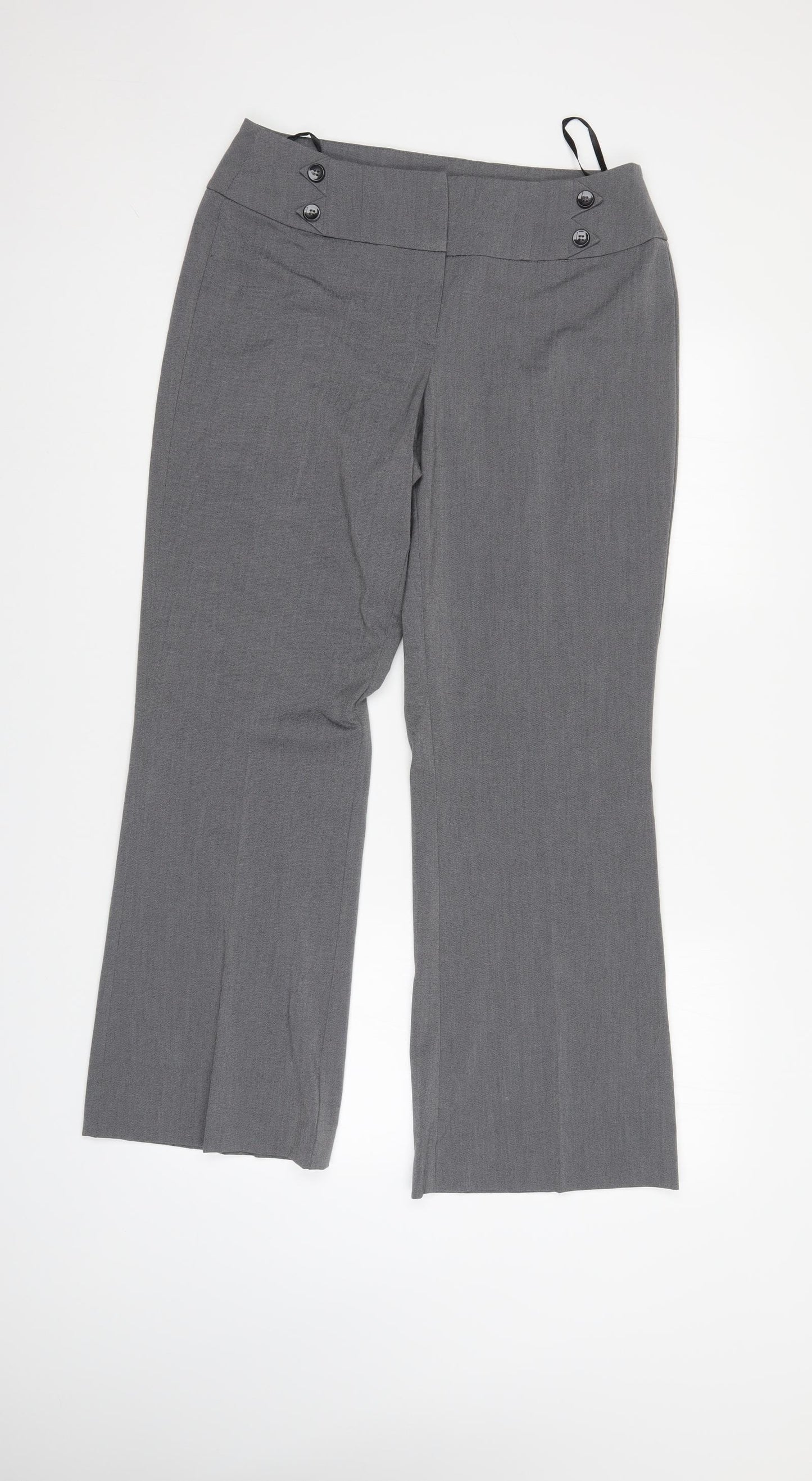 Debenhams Womens Grey   Trousers  Size 12 L29 in