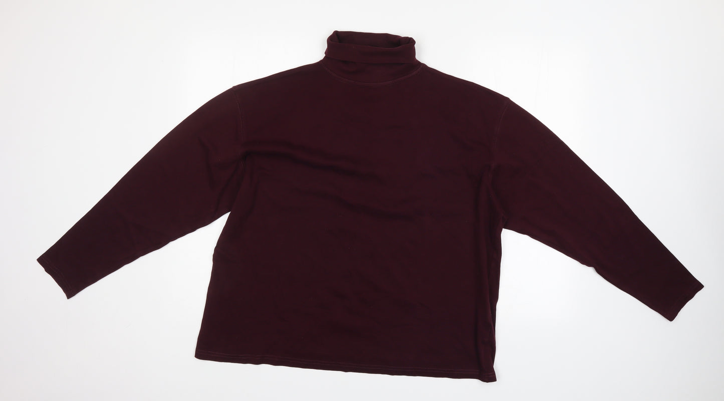 One Valley Mens Purple   Pullover Jumper Size XL