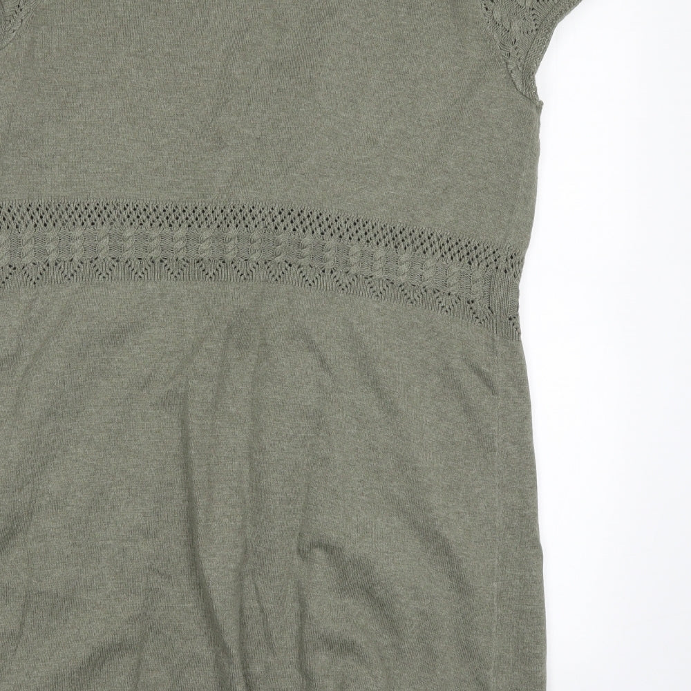 Fat Face Womens Green   Cardigan Jumper Size 16