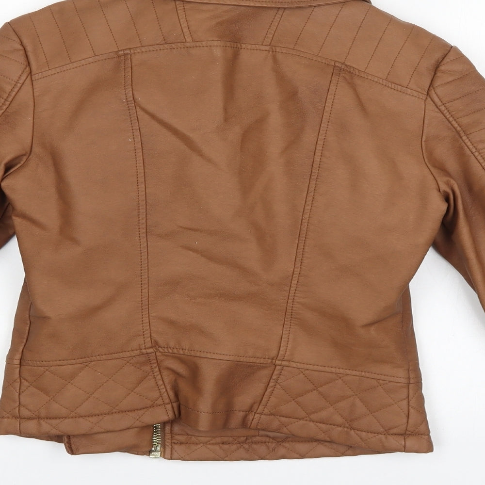 Miss Selfridge Womens Beige   Biker Coatigan Size 8