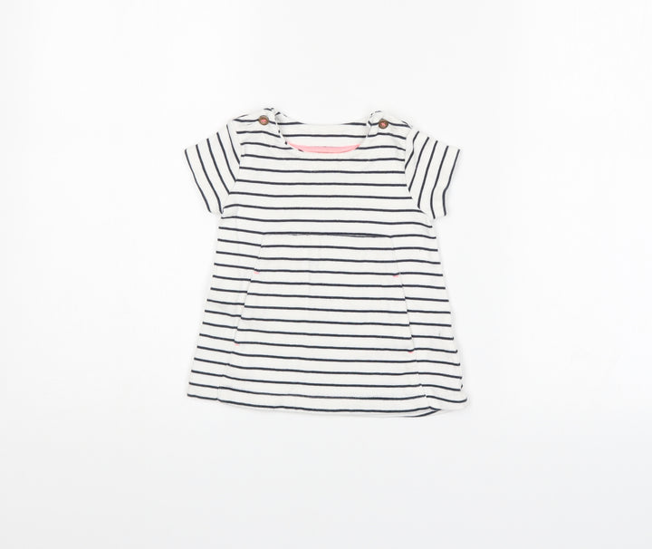 NEXT Boys White Striped  Pullover Casual Size 3-6 Months