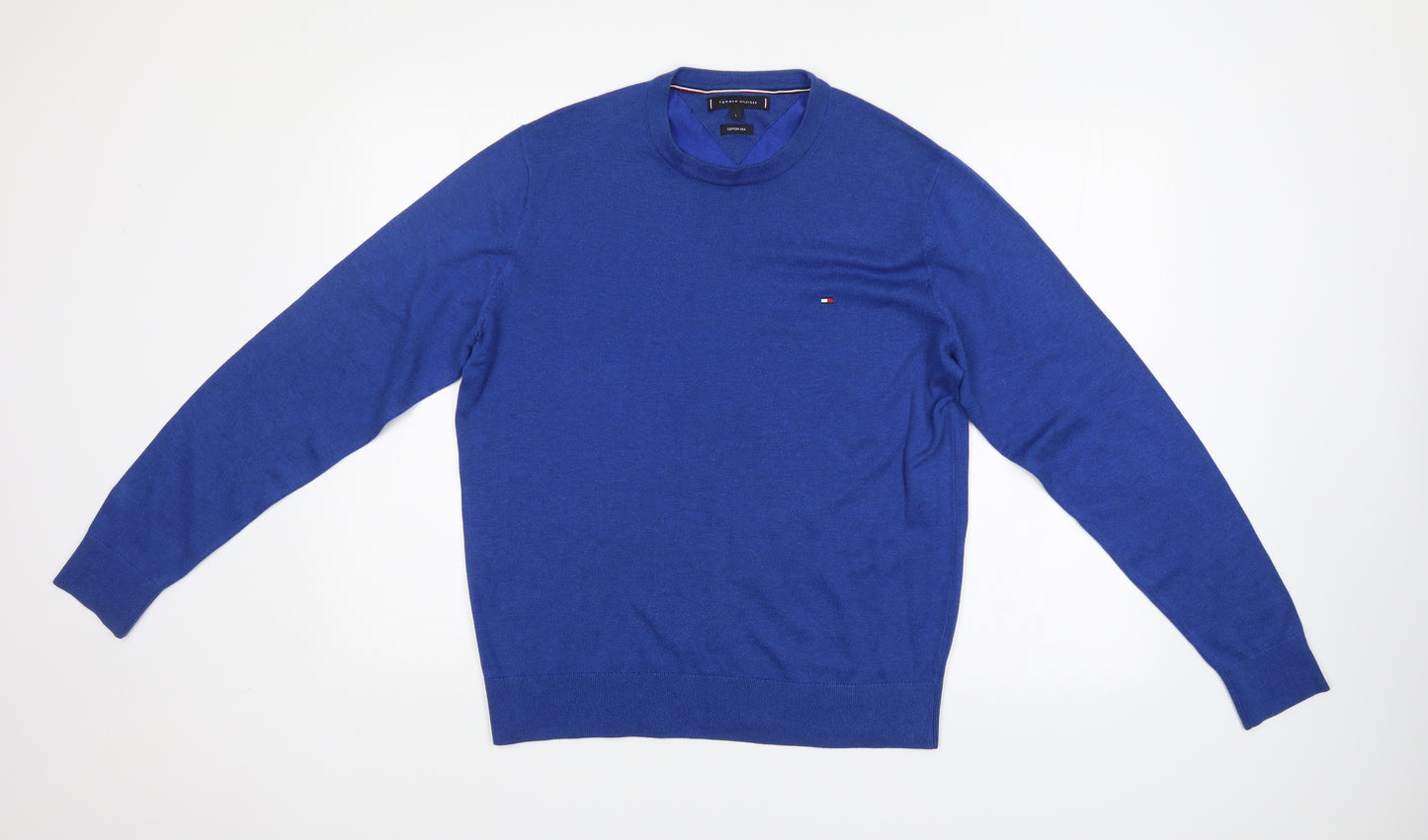 Tommy Hilfiger Mens Blue   Pullover Jumper Size L