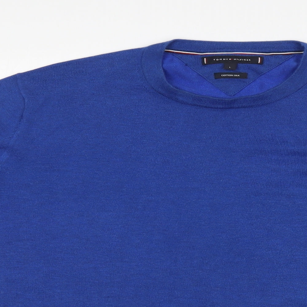 Tommy Hilfiger Mens Blue   Pullover Jumper Size L