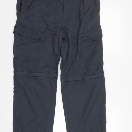 M&S Mens Grey   Cargo Trousers Size 34 L29 in