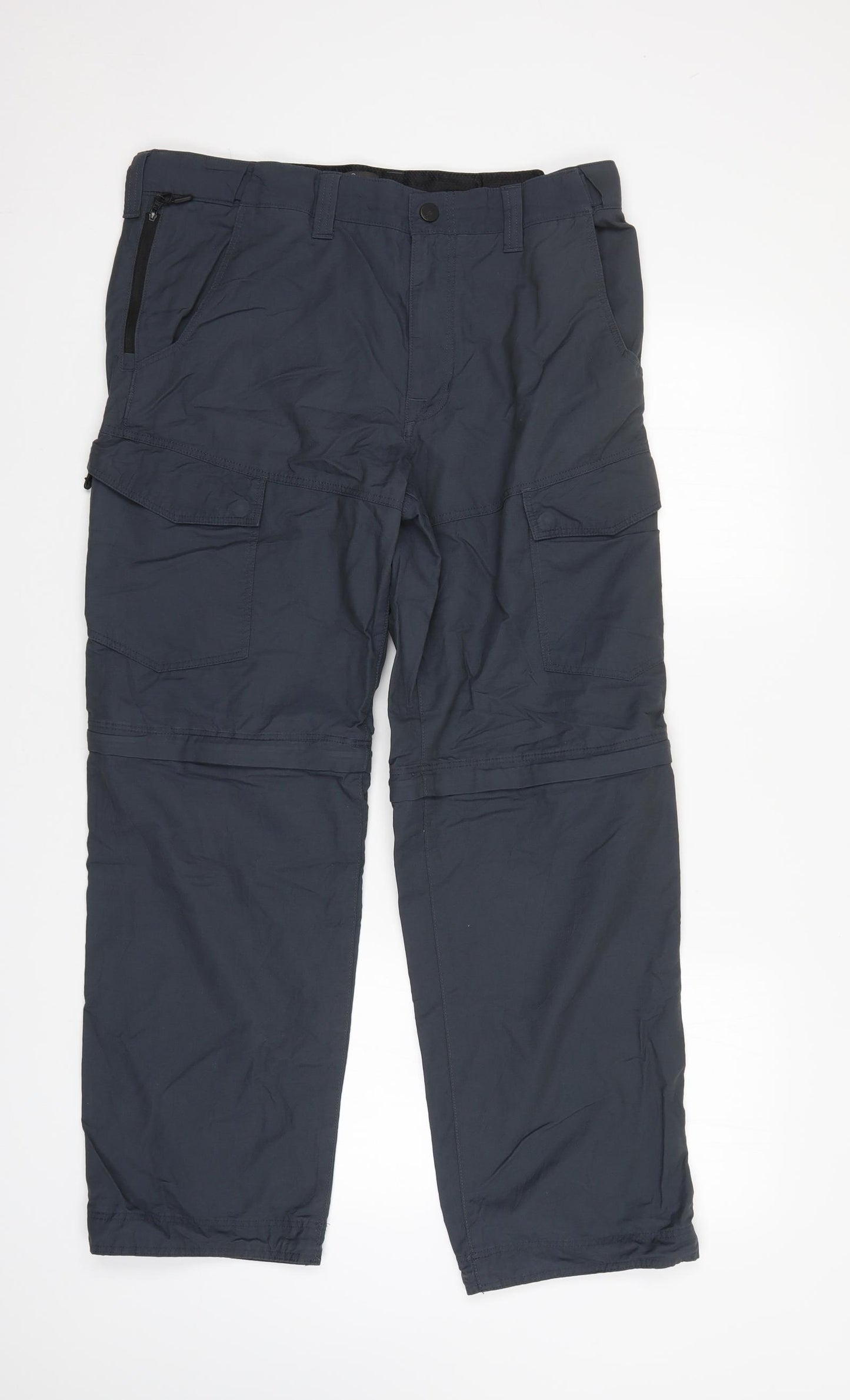 M&S Mens Grey   Cargo Trousers Size 34 L29 in