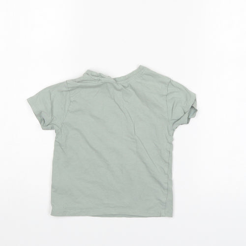 Primark Girls Green   Basic T-Shirt Size 2-3 Years