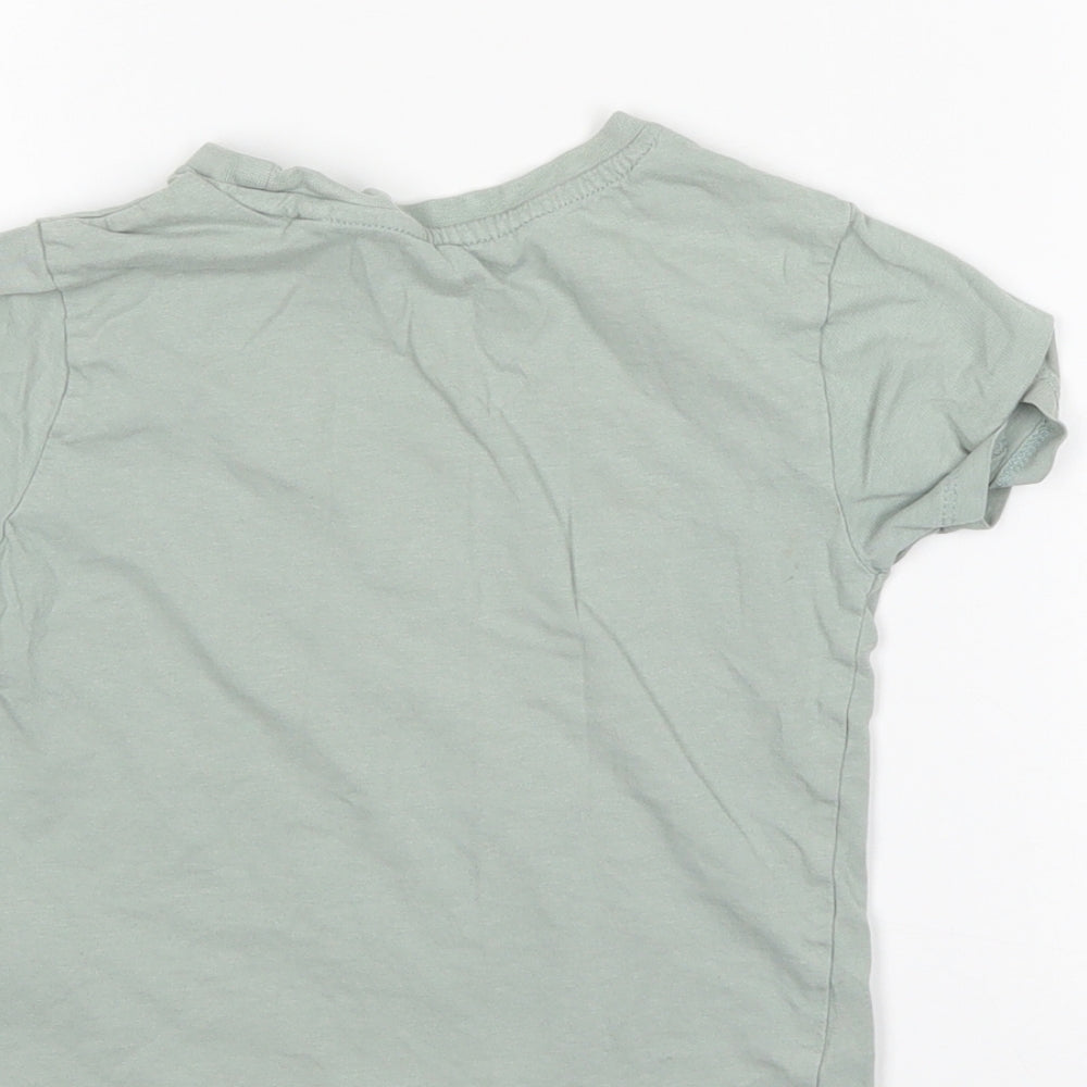 Primark Girls Green   Basic T-Shirt Size 2-3 Years