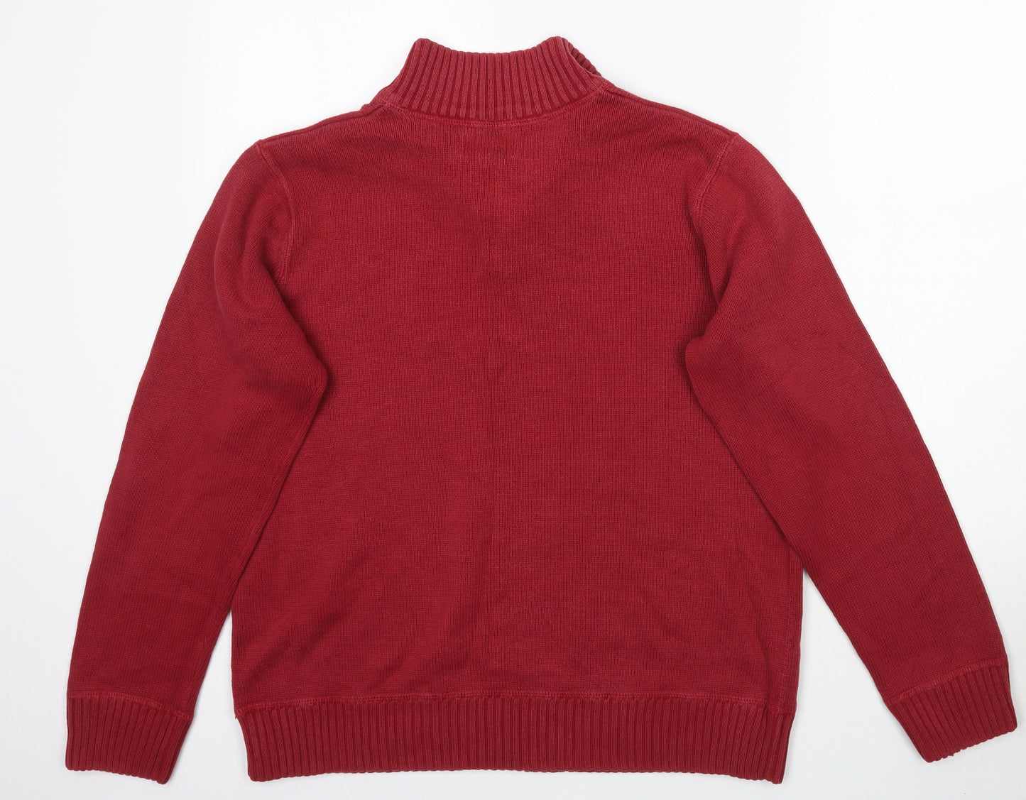 Eddie Bauer Mens Red   Pullover Jumper Size L
