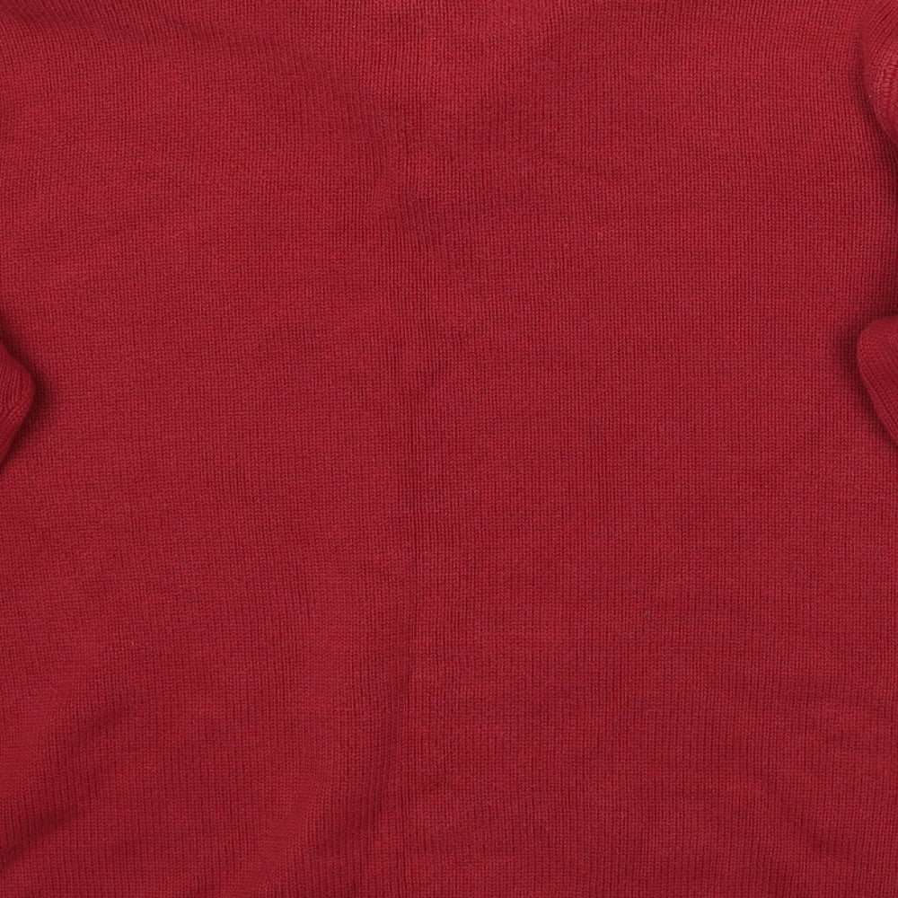 Eddie Bauer Mens Red   Pullover Jumper Size L