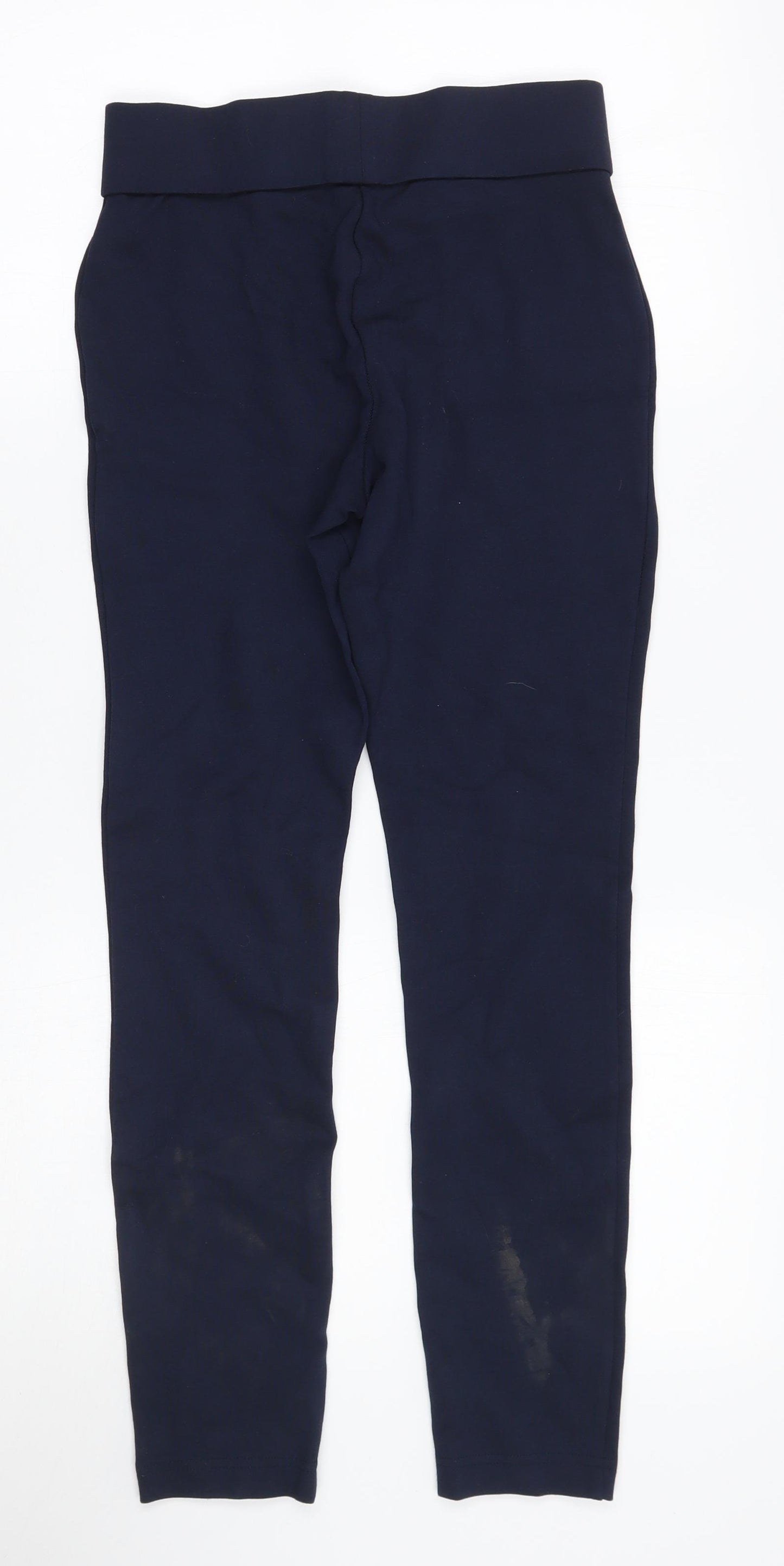 NEXT Womens Blue  Ramie Capri Leggings Size 8 L24 in