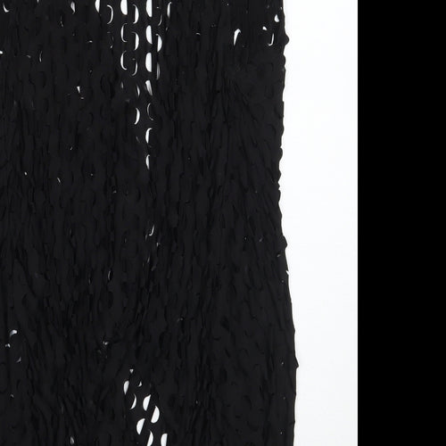 Select Womens Black   Cardigan Jumper Size M