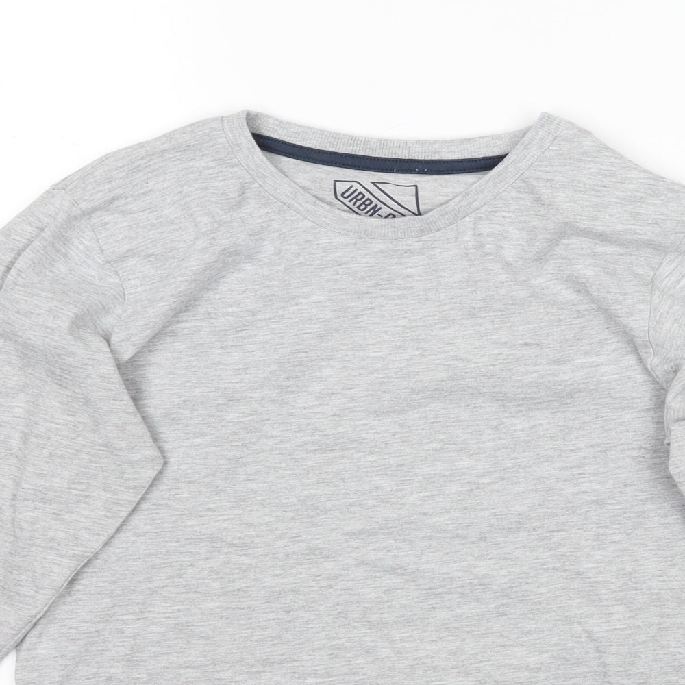 Urban Debt Boys Grey   Basic T-Shirt Size 12 Years