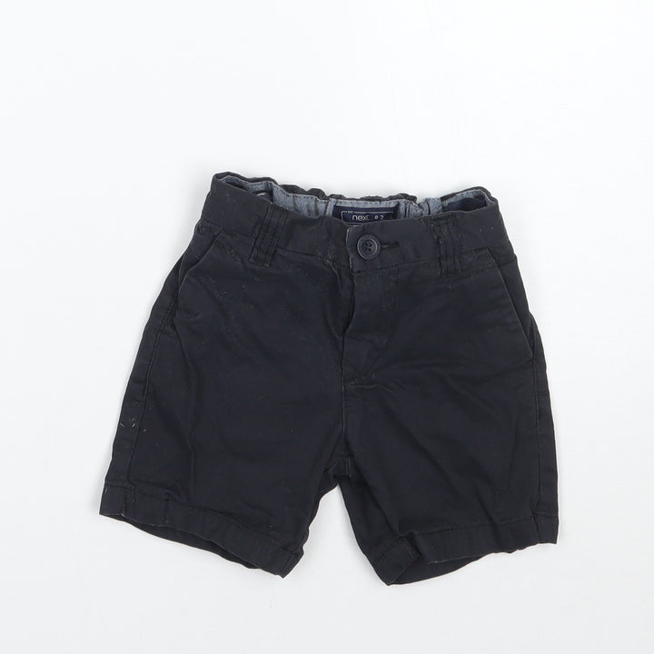 NEXT Boys Black Chino Shorts Size 4 Years