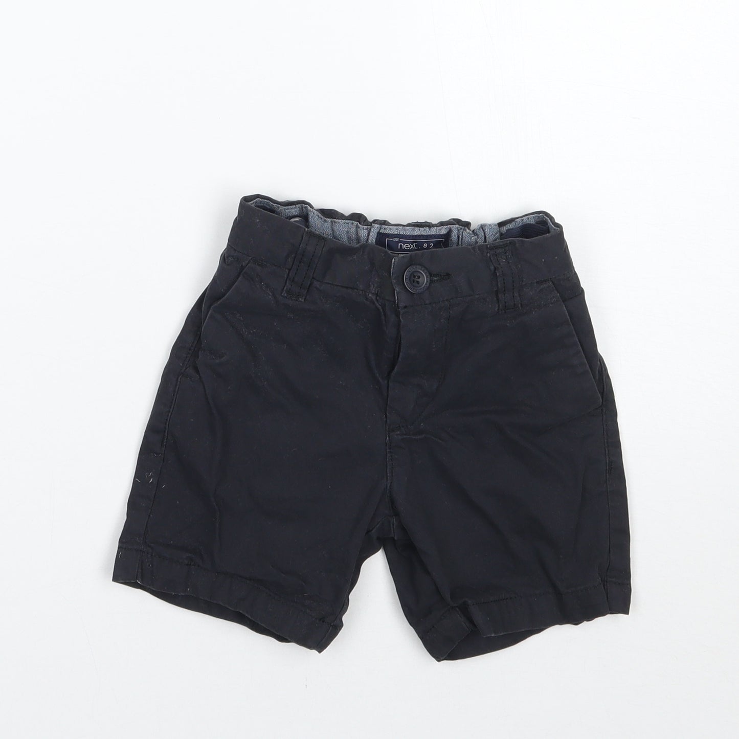 NEXT Boys Black   Chino Shorts Size 4 Years