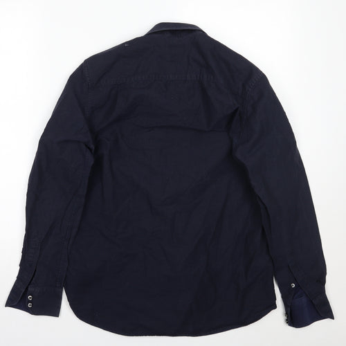 NEXT Mens Blue    Button-Up Size 15.5