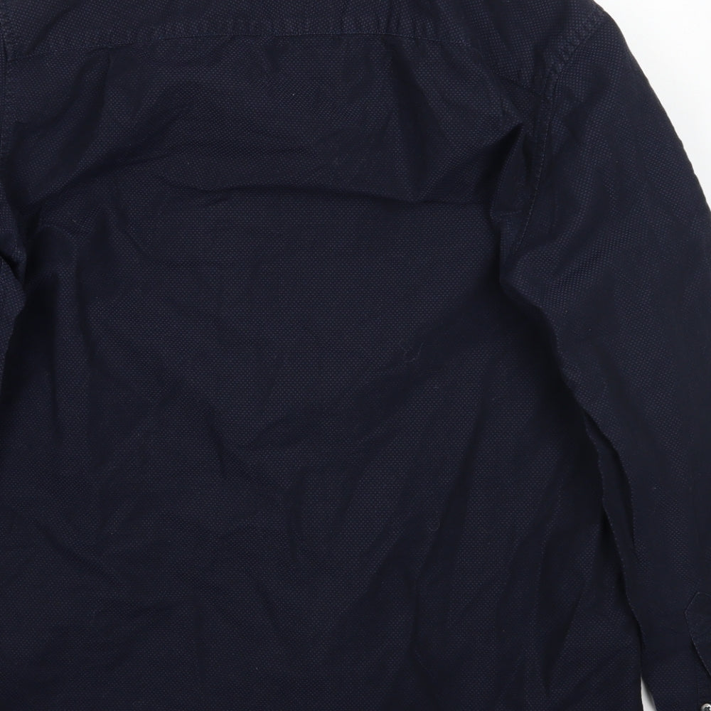 NEXT Mens Blue    Button-Up Size 15.5