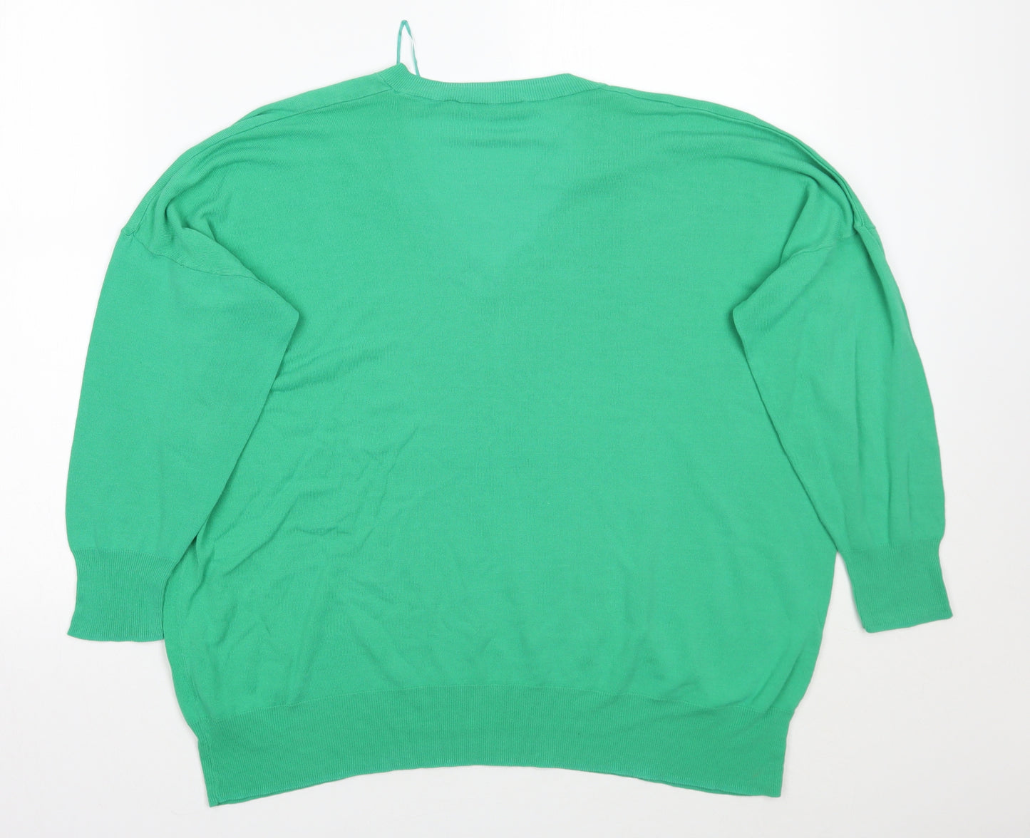 Zara Womens Green   Pullover Jumper Size M