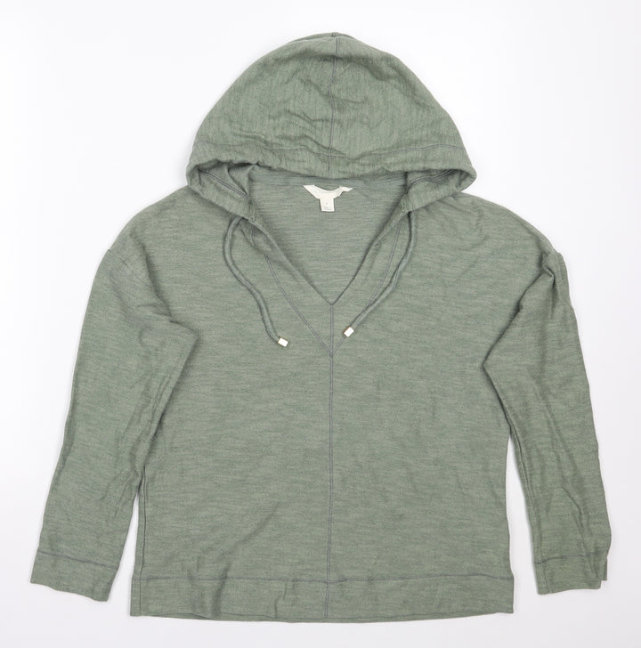 Marks and Spencer Womens Green Pullover Hoodie Size 8