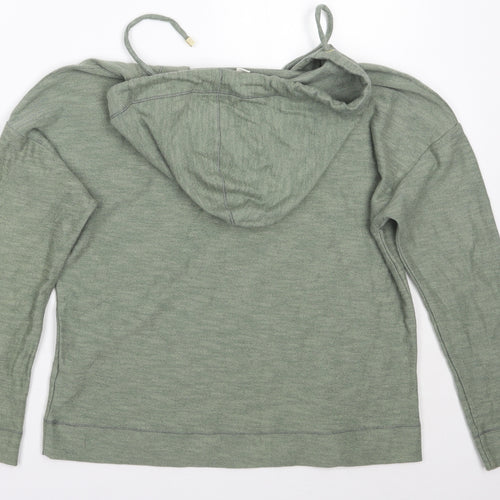 Marks and Spencer Womens Green   Pullover Hoodie Size 8