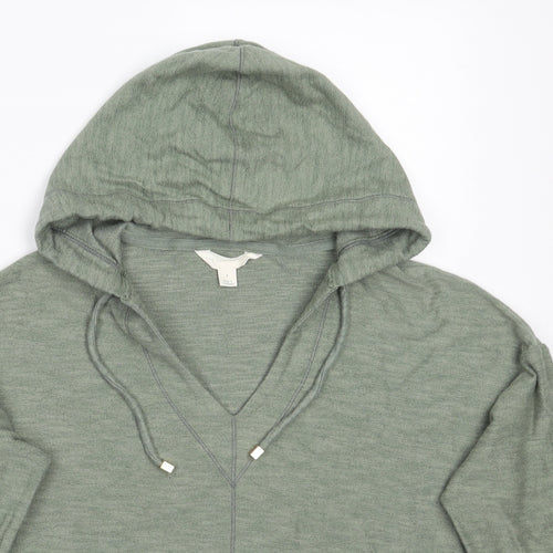 Marks and Spencer Womens Green   Pullover Hoodie Size 8