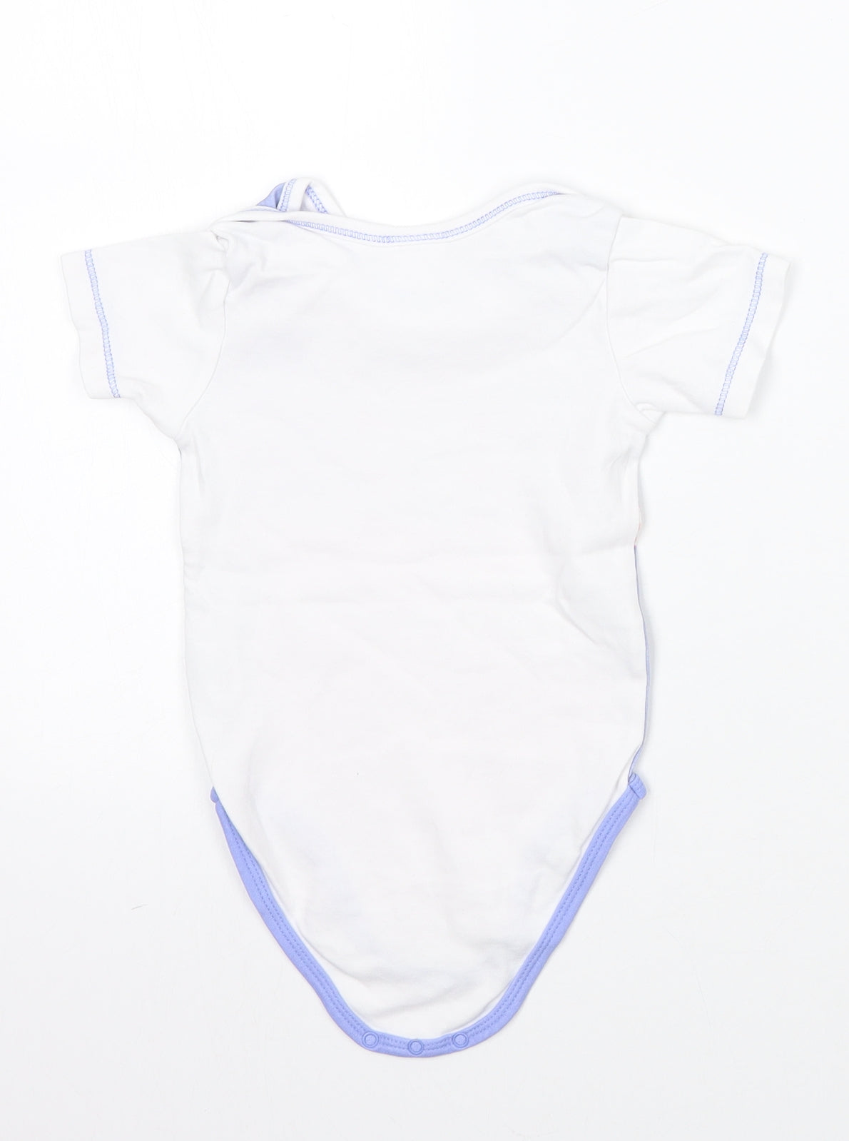 Wunder barchen Girls Blue Geometric  Babygrow One-Piece Size 18-24 Months