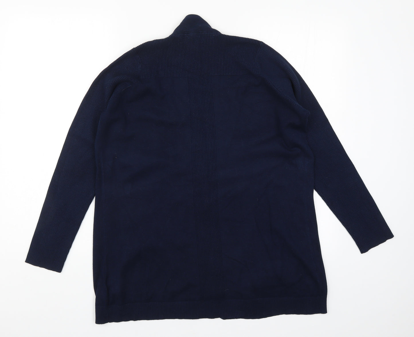 Joules Womens Blue  Knit Cardigan Jumper Size 18