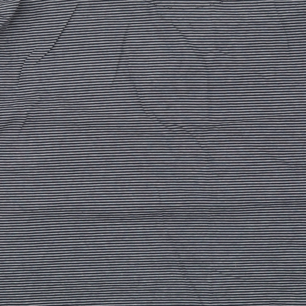Joe Browns Mens Blue Striped   T-Shirt Size 2XL