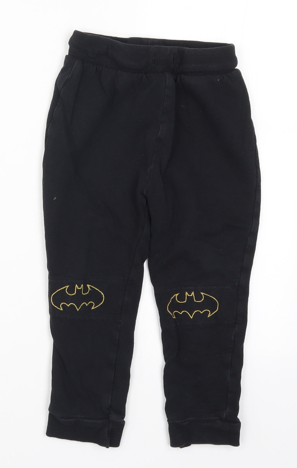 George Boys Black   Sweatpants Trousers Size 4-5 Years - Batman