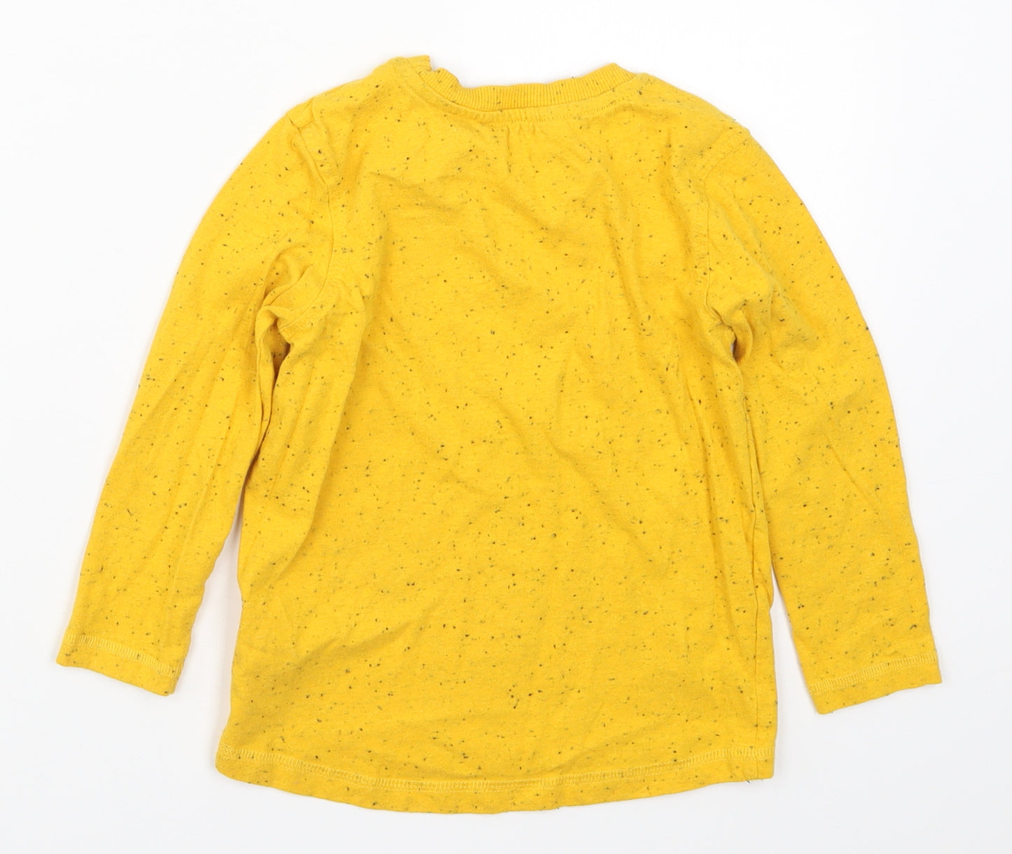 George Boys Yellow   Basic T-Shirt Size 4-5 Years