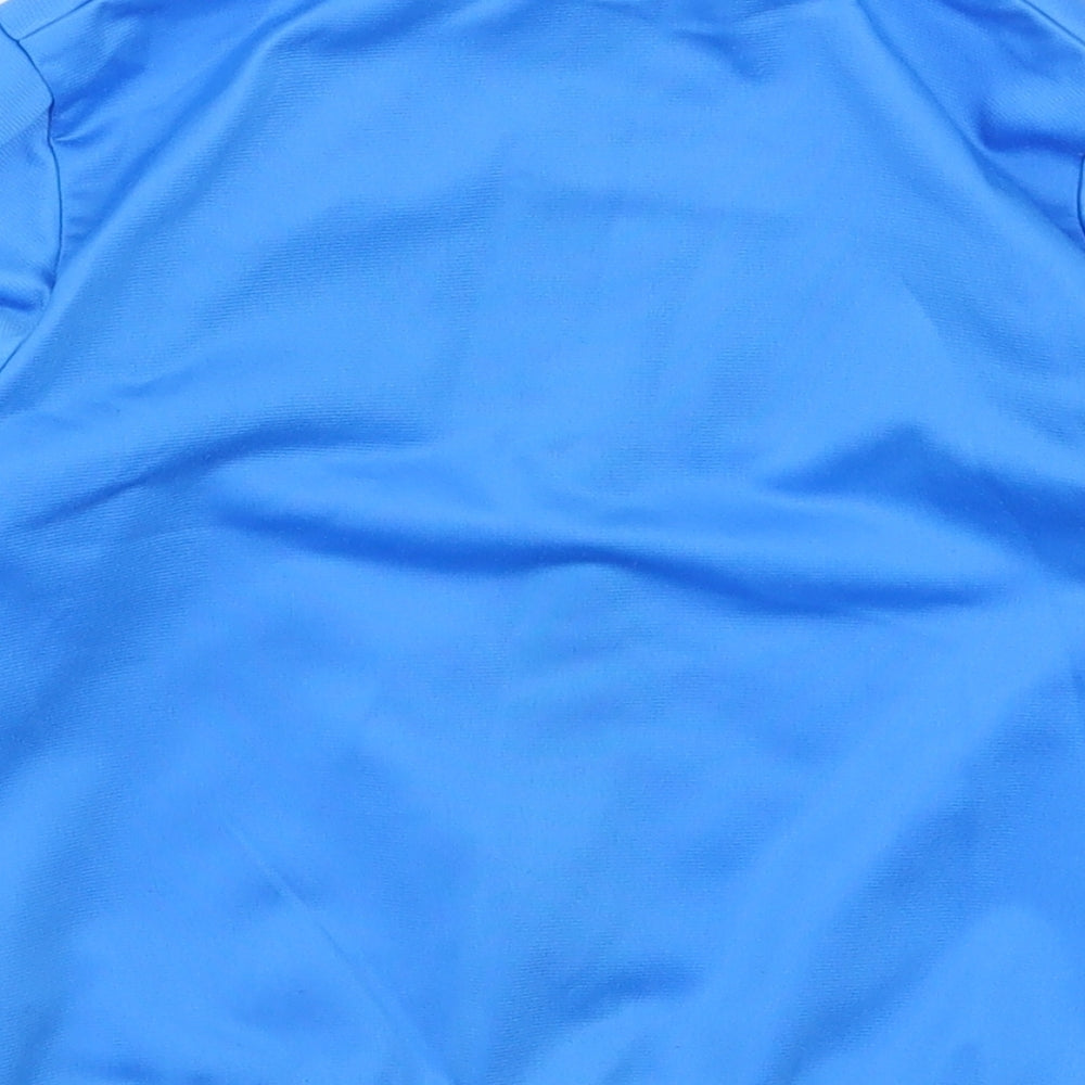 DOMYOS Boys Blue Colourblock  Full Zip Sweatshirt Size 5 Years